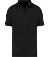SP220 Spasso Linen Polo Shirt Black colour image